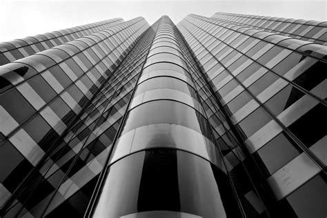 Free Images : black and white, architecture, structure, glass ...