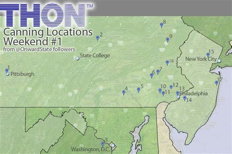 THON Canning Map - Week #1