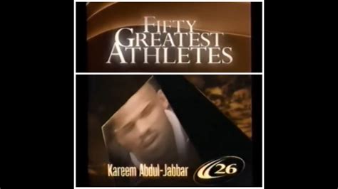 ESPN SportsCentury Fifty Greatest Athletes of the 20th Century: #26 Kareem Abdul-Jabbar - YouTube