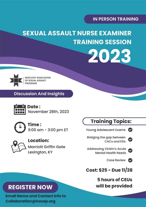 SANE Training - KASAP | Kentucky Association of Sexual Assault Programs