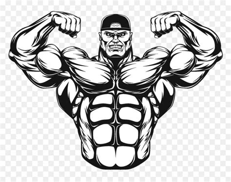 Body Builder Png - Bodybuilder Illustration, Transparent Png is pure ...