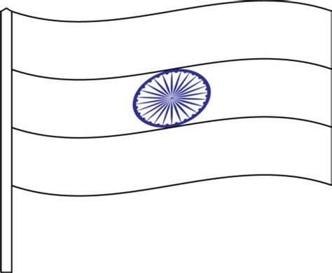 Download Free Blank Indian Flag To Color Gif - National Flag Without ...