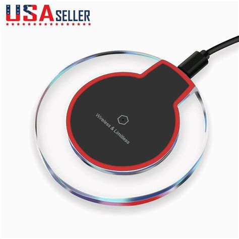 Ultra Slim Wireless Charger,Qi-Certified 5W Max Fast Wireless Charging Pad,Compatible with ...