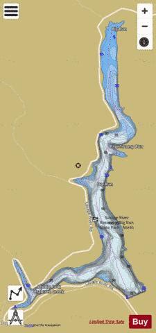 Savage River Reservoir Fishing Map | Nautical Charts App