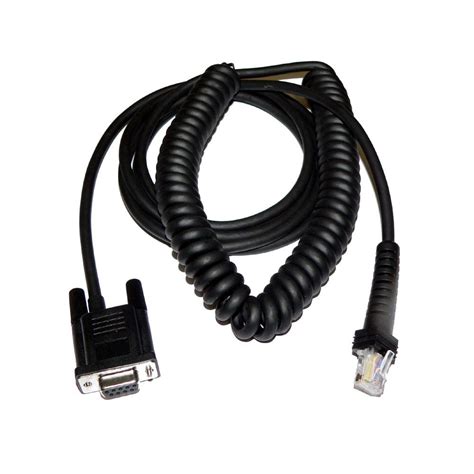 Dlc Rs232 Db9 Cable External Power 12' Coiled Powerscan M1100I M1400I