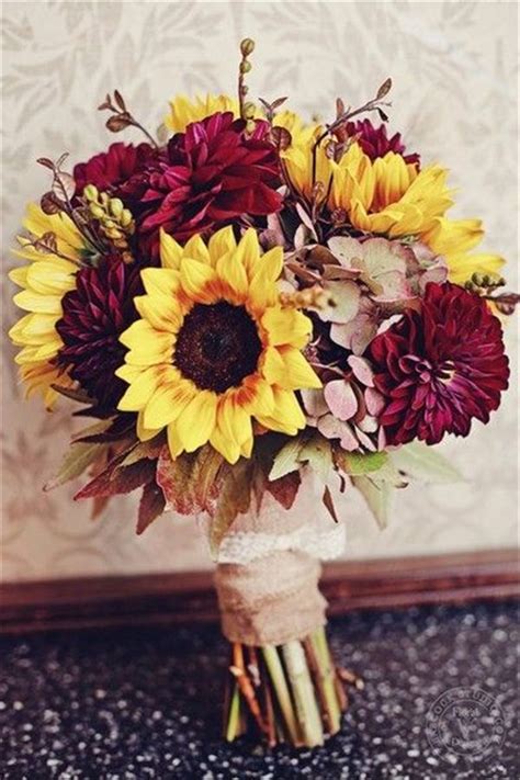 Rustic Wedding Ideas » 21 Perfect Sunflower Wedding Bouquet Ideas to ...