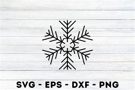 Snowflake Silhouette Svg Graphic by MagaArt · Creative Fabrica