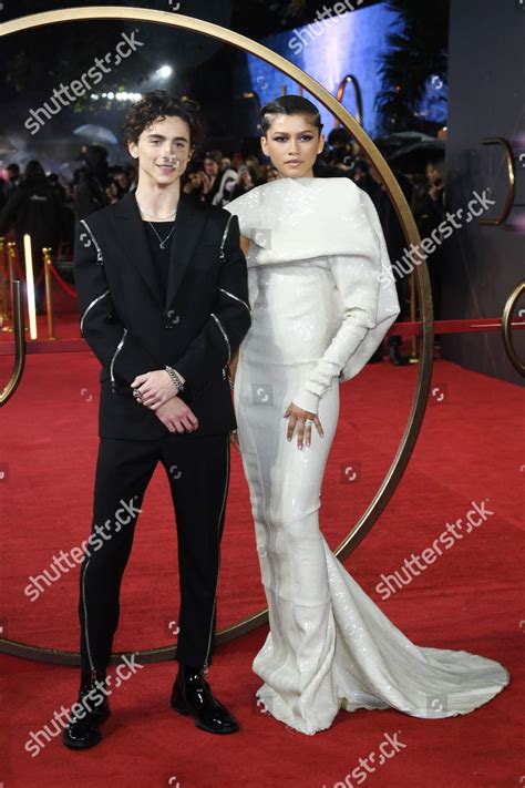 Zendaya Timothee Chalamet Editorial Stock Photo - Stock Image ...