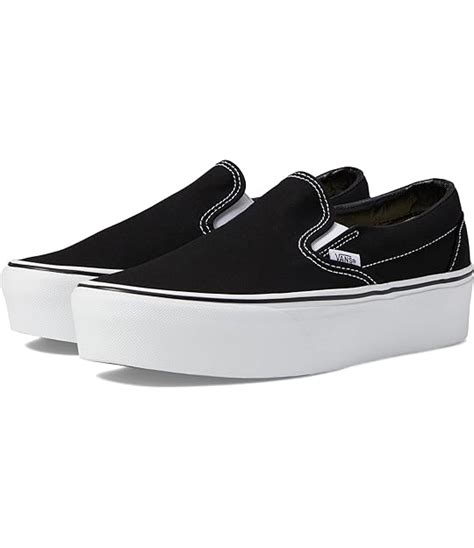 Vans classic slip on patent leather black + FREE SHIPPING | Zappos.com