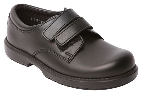 Greencross Velcro School Shoes - Black – Gem Schoolwear