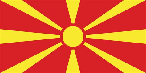 Flag of North Macedonia | Flagpedia.net