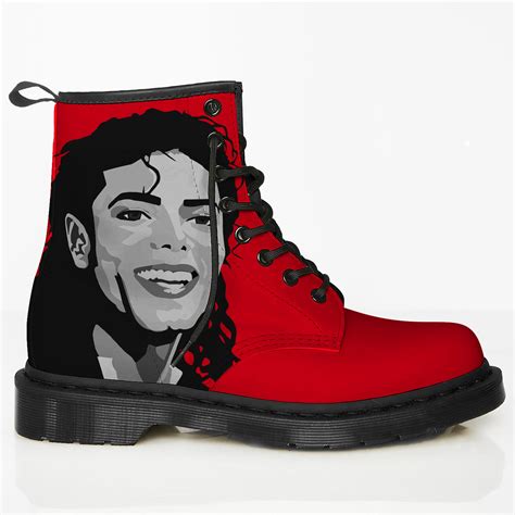 Michael Jackson Boots - Vegan Leather Boots – CustomKiks.com