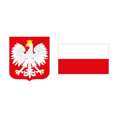 Flag of Poland vector logo - Flag of Poland logo vector free download