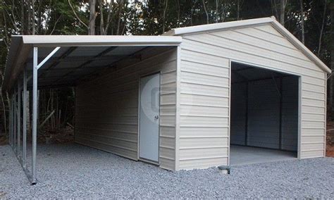 Lean-to Metal Carports & Steel Buildings - Flexible Storage Space | Carport sheds, Small shed ...