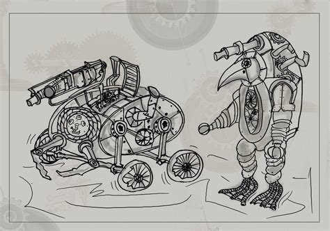 ArtStation - Steampunk machines (2)