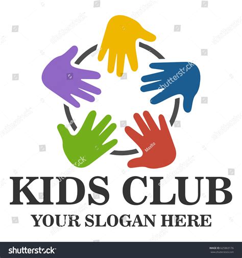 Kids Club Logo Stock Vector (Royalty Free) 625863176 | Shutterstock