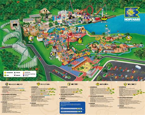 Hopi Hari Map and Brochure (2024 - 2021) | ThemeParkBrochures.net