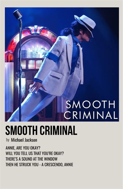 smooth criminal in 2021 | Michael jackson poster, The weeknd album ...