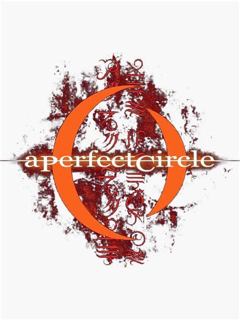 "A PERFECT CIRCLE - BAND" Sticker for Sale by gawanuha | Redbubble