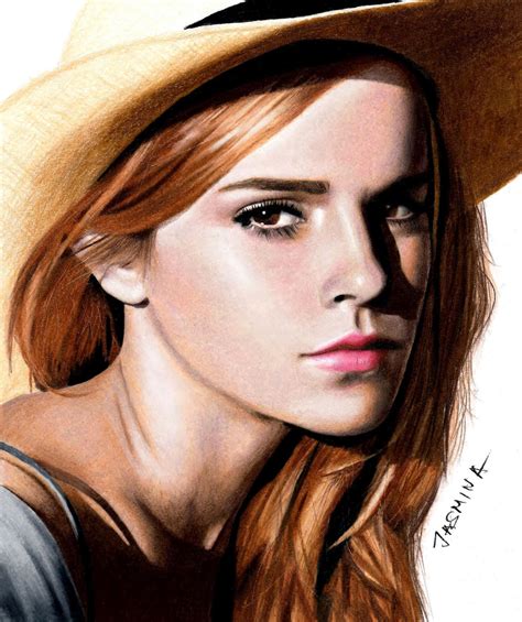 Colored Pencil Drawing of Emma Watson by JasminaSusak on DeviantArt