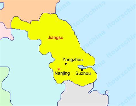 Jiangsu Map, Map of China, Jiangsu Province Maps