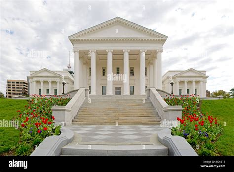 Virginia State Capitol Building in Richmond. High resolution panorama ...