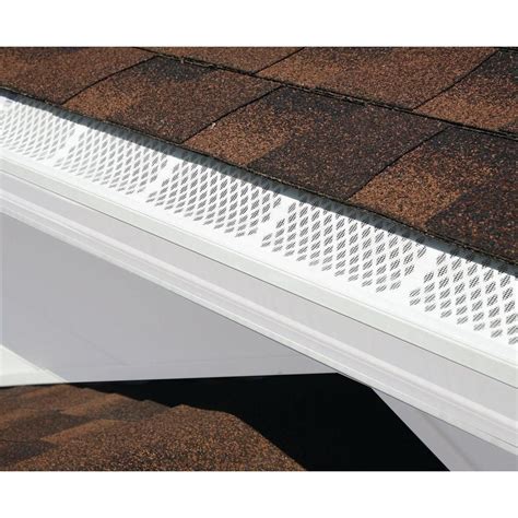 5 In White Aluminum Rain Gutter Home Depot | @ROSS BUILDING STORE