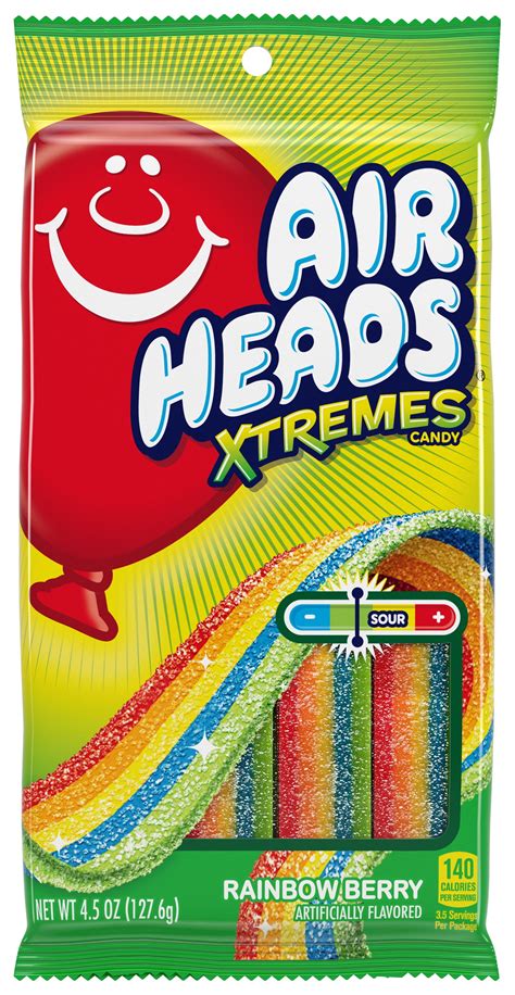 Airheads Xtremes Belts Candy, Rainbow Berry, 4.5 oz - Walmart.com