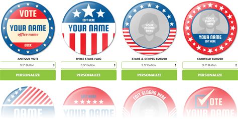 Design Campaign Buttons | TheButtonPost.com