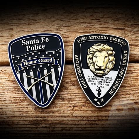 Santa Fe, NM Police Department Honor Guard Coin - Authentic – GHOST PATCH