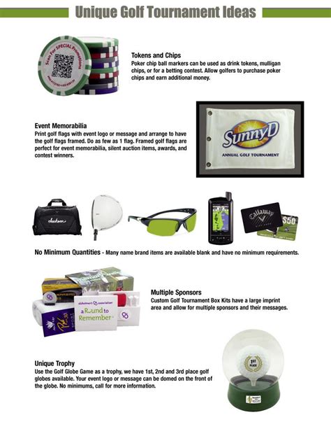 Golf Tournament Gifts