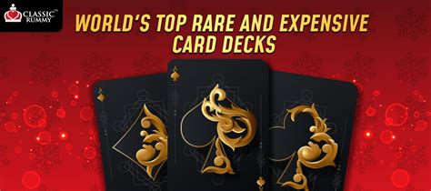 World’s Top Rare and Expensive Card Decks