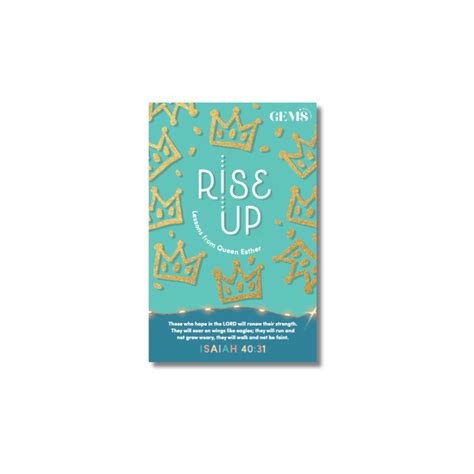 Rise Up Bulletin Insert Digital Download | GEMS Girls' Clubs