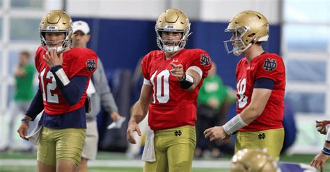 Charting every throw from Notre Dame quarterbacks in spring practice No. 6