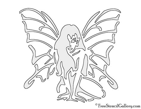 Fairy 01 Stencil | Free Stencil Gallery | Pumpkin carving patterns, Pumpkin carvings stencils ...