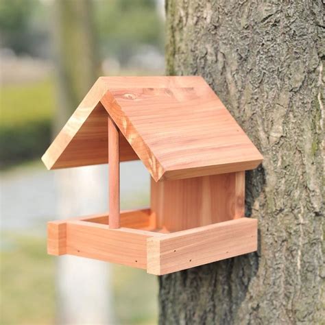 Wooden Bird Feeders Plans Free | Casas de pássaros de madeira, Casinha ...