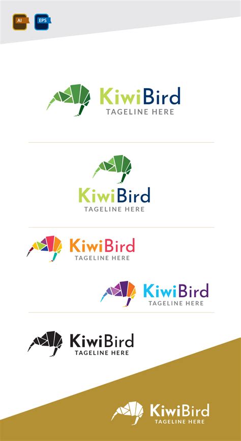 Kiwi Bird Logo Design Template #217543 - TemplateMonster