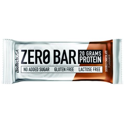 Zero Bar 50g - Double Chocolate BioTech. Recosport