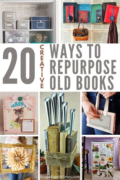 20+ Unique & Creative Upcycled Crafts With Old Books | This DIY Life