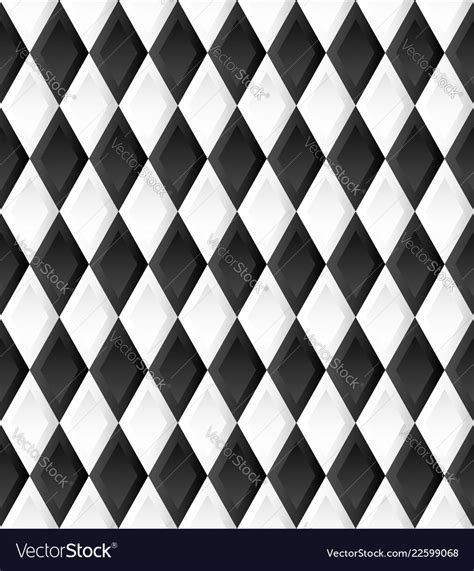 Seamless pattern with rhombus diamond shapes Vector Image