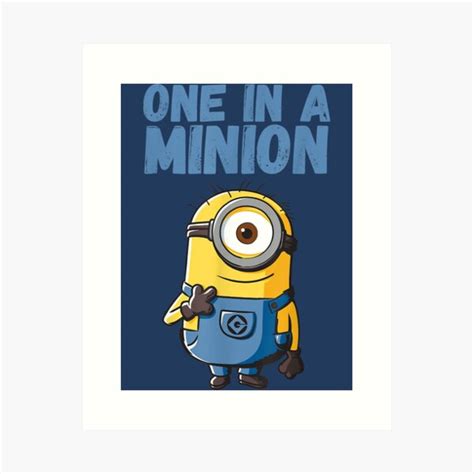 "Despicable Me Minion Drawing" Art Print for Sale by KimbempeCB | Redbubble