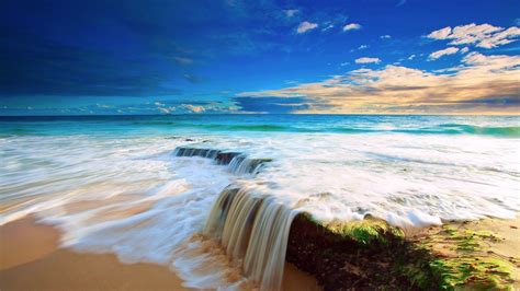 Download Beauty wave hd wide wallpaper for dell laptop - Nature hd ...