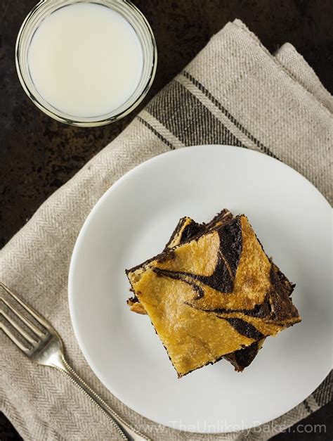 Salted Caramel Cream Cheese Brownies (step-by-step photos) - The Unlikely Baker