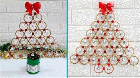 2 Low budget Christmas Craft idea with recycled materials |best out of waste Christmas craft ...