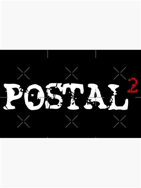 "Postal 2 Text Logo" Poster for Sale by InfinitelyWavey | Redbubble