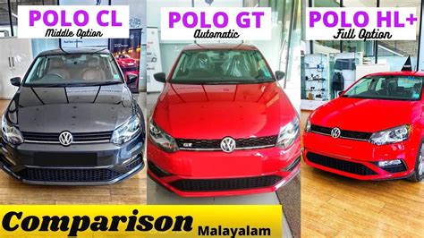 Polo GT TSI vs Polo Highline Plus vs Polo Comfortline | Mega Comparison ...