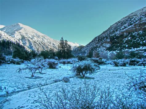 Snow - Winter - Chile - South America - Cajón del Maipo - Región ...