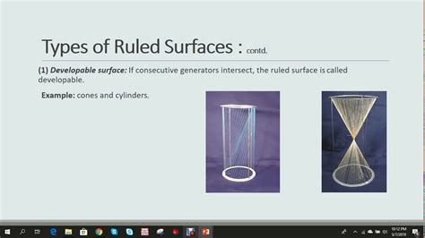 Ruled surface Concept and Examples - YouTube