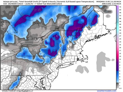 5 snow maps: