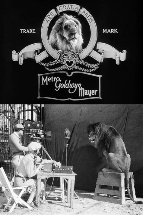 Filming the MGM Lion Roar 1929